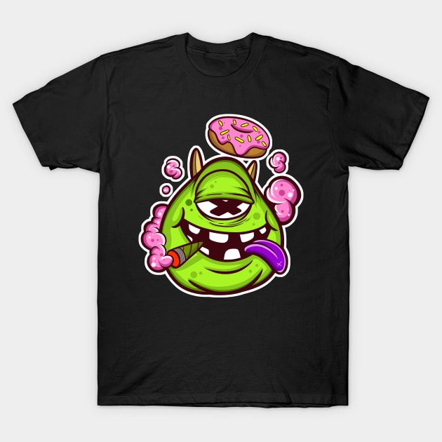 tipsy and hungry cartoon T-Shirt by Behold Design Supply